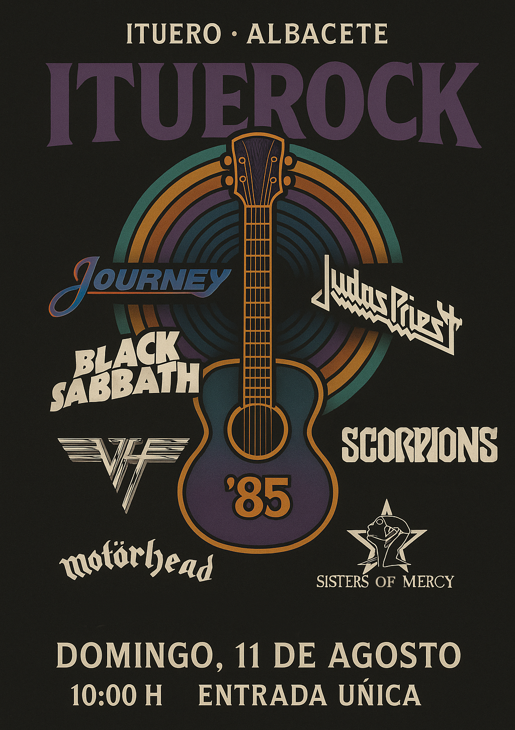 Cartel Ituerock 1985