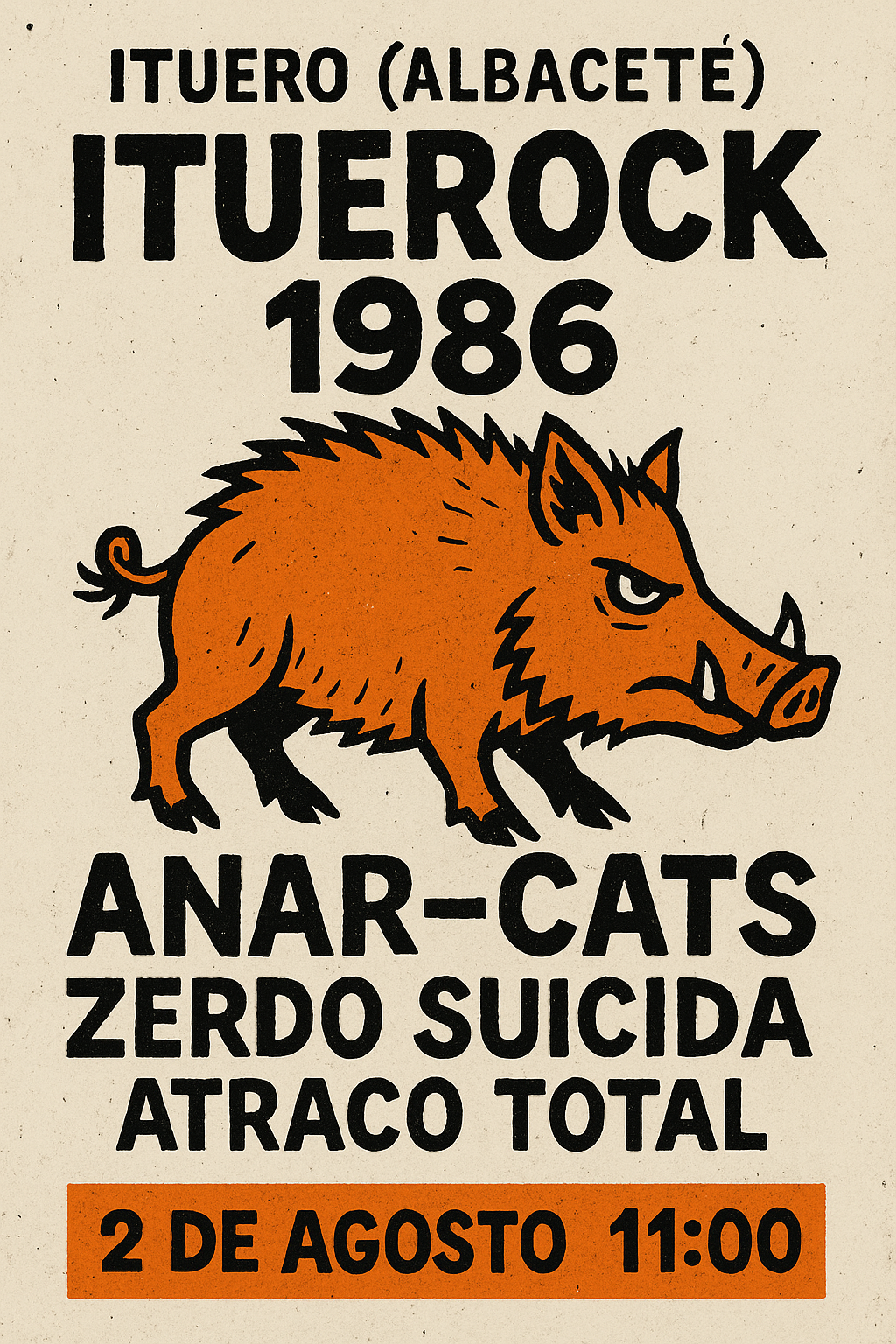 Cartel Ituerock 1986